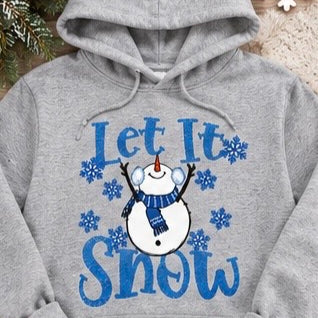 Let It Snow Shirt, Snowman Christmas Top