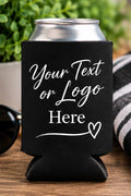 Personalized Can Cooler with Text or Logo