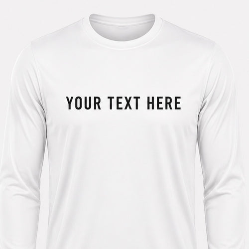 Custom Printed Performance Shirt | Personalized Moisture Wicking T-Shirt