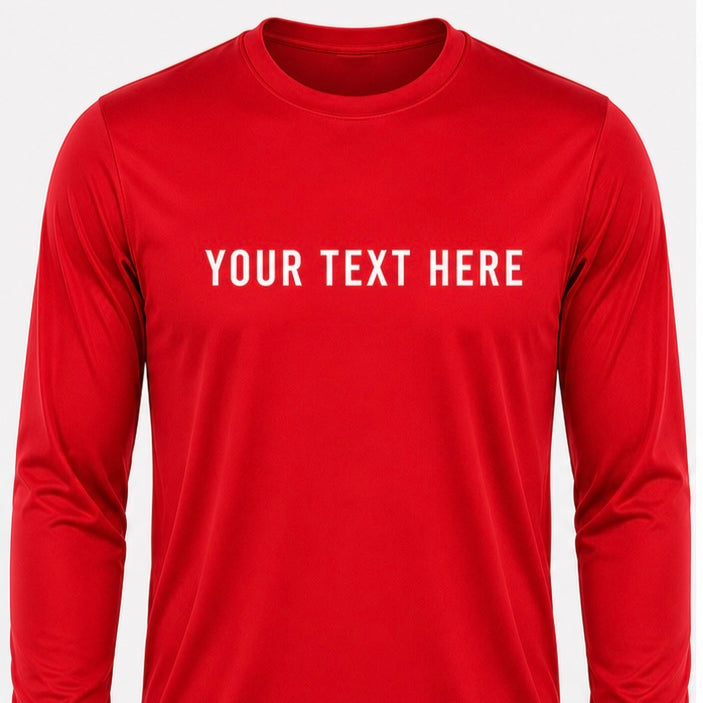 Custom Printed Performance Shirt | Personalized Moisture Wicking T-Shirt