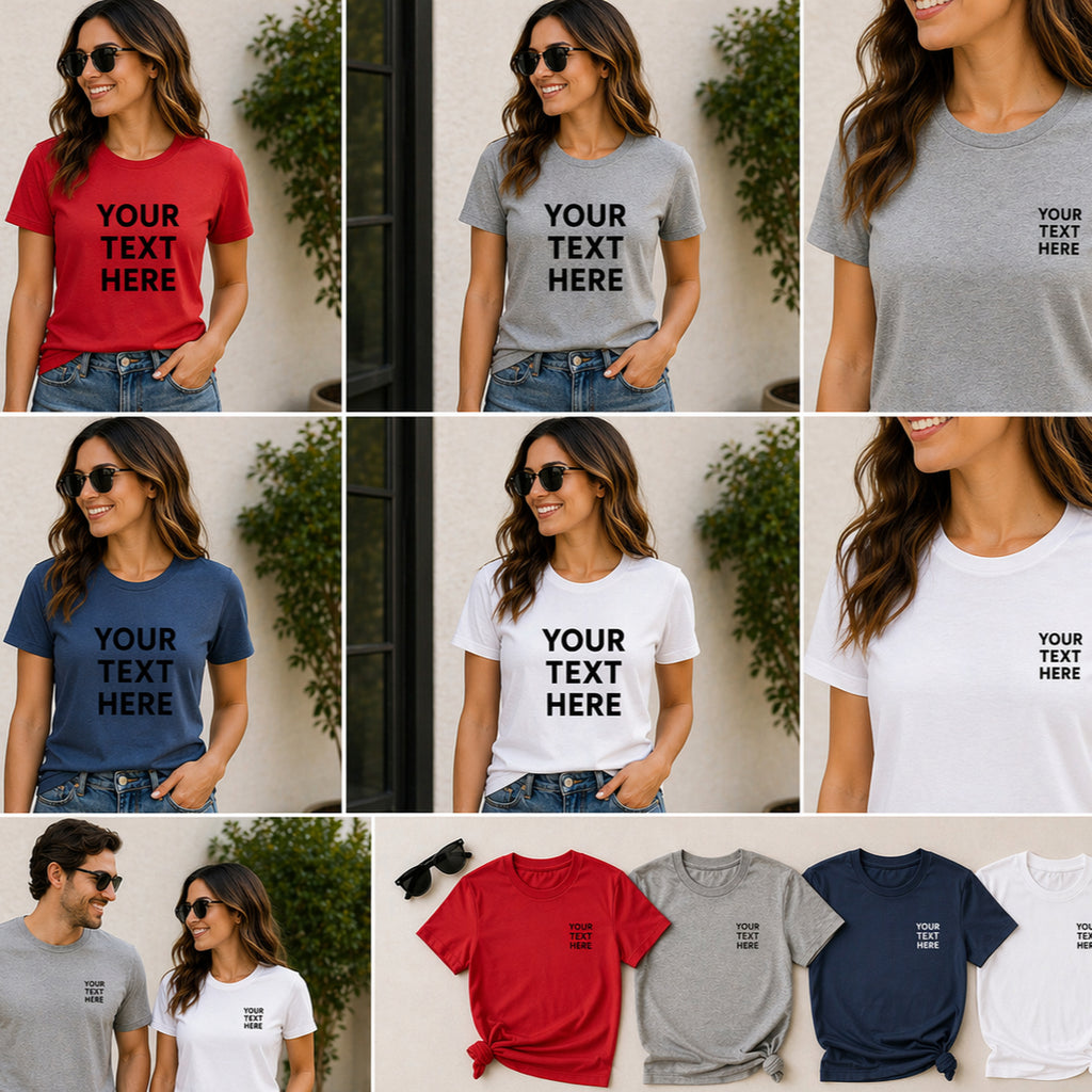 Custom Printed T-Shirt | Personalized Tee with your Logo or Text