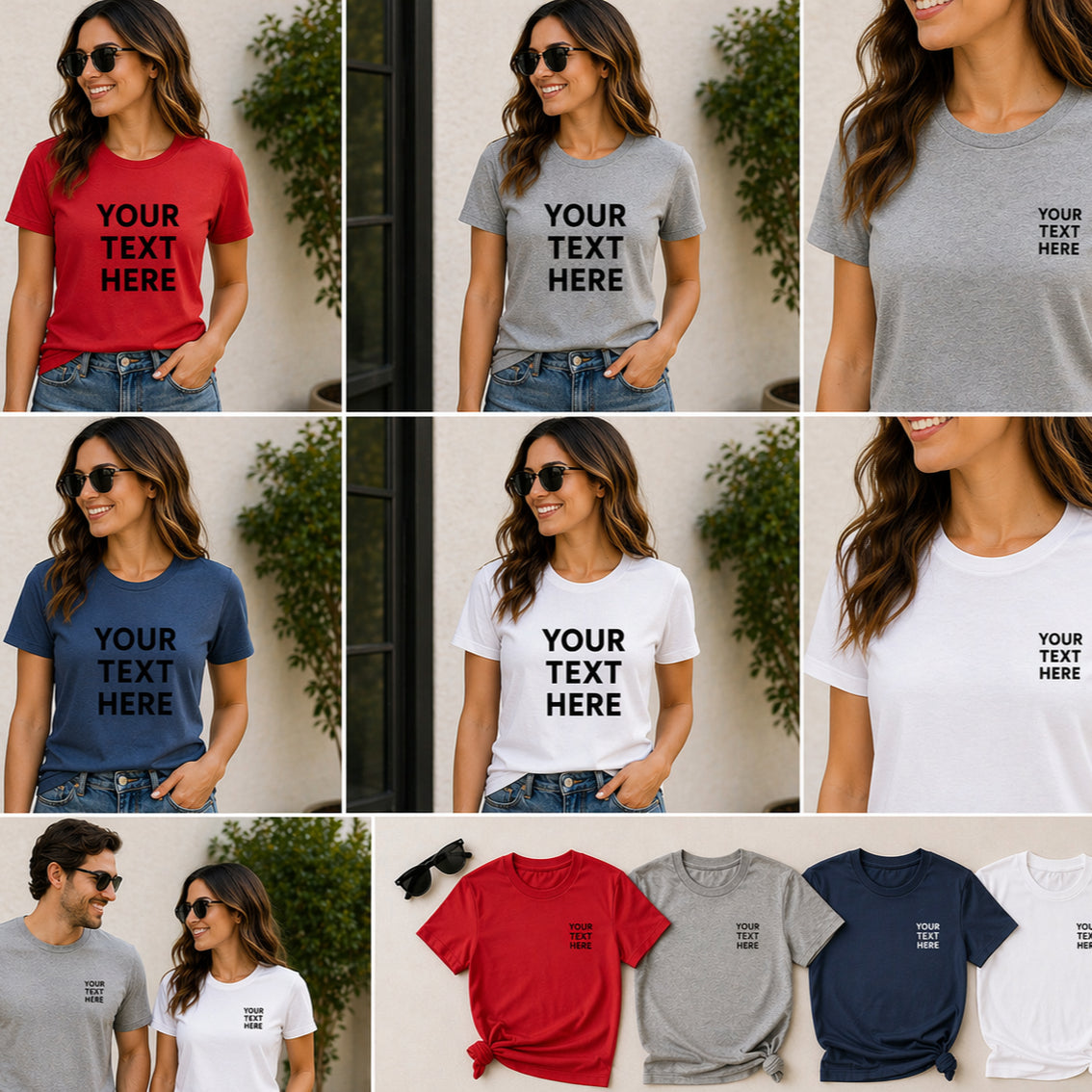 Custom Printed T-Shirt | Personalized Tee with your Logo or Text
