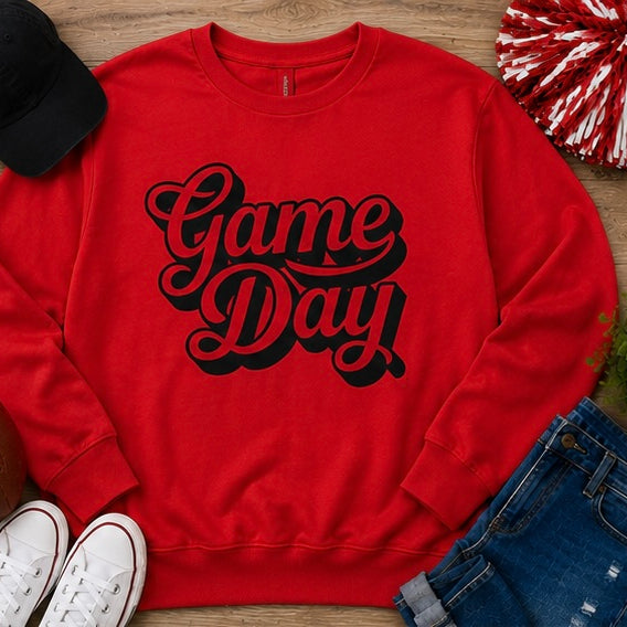 Game Day Shirt, Football Game Day Printed Tee