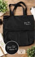 Custom Embroidered Tote Bag