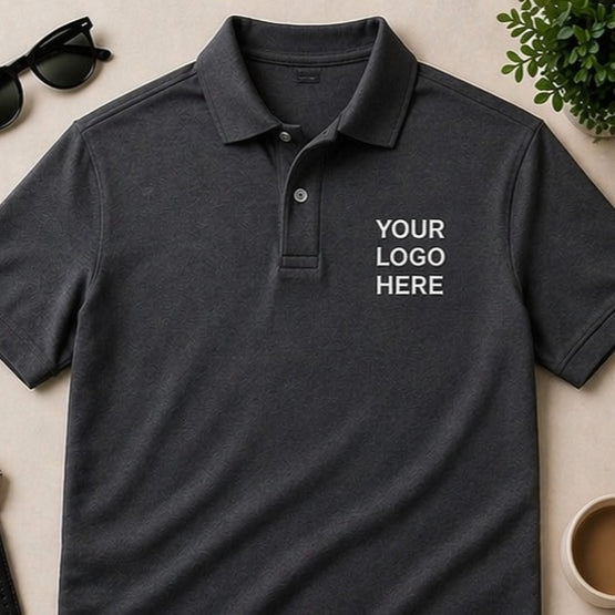 Custom Embroidered Polo Shirt | Personalized Polo with your Logo or Text