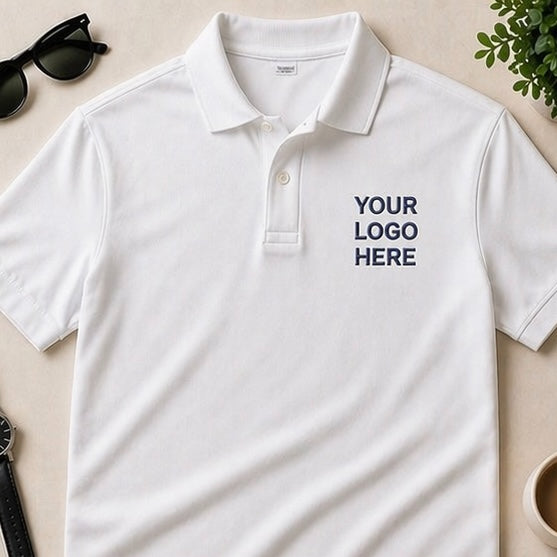 Custom Embroidered Polo Shirt | Personalized Polo with your Logo or Text