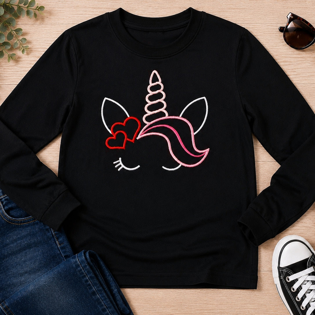 Embroidered Unicorn Top