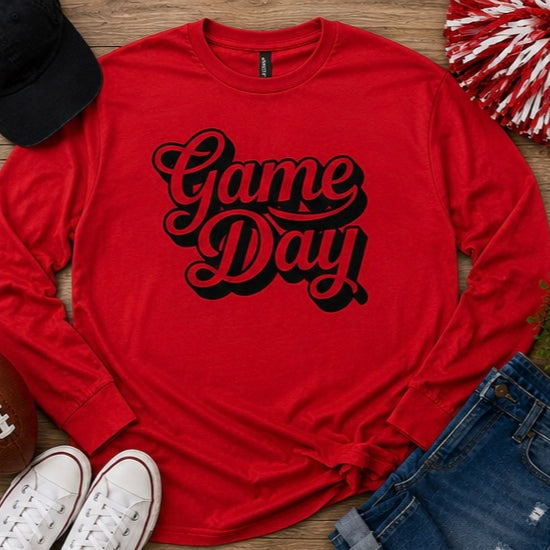 Game Day Shirt, Football Game Day Printed Tee