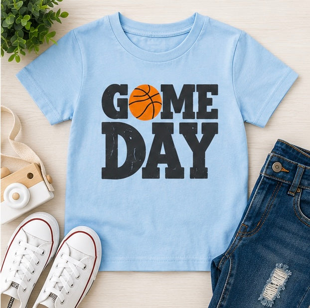 Game Day Printed Basketball Baby Outfit