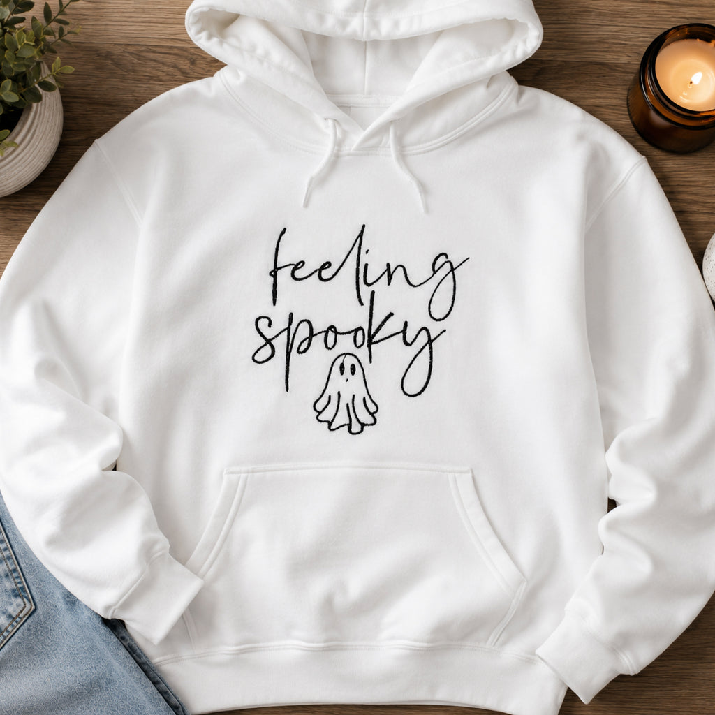 Feeling Spooky Shirt | Embroidered Halloween Shirt