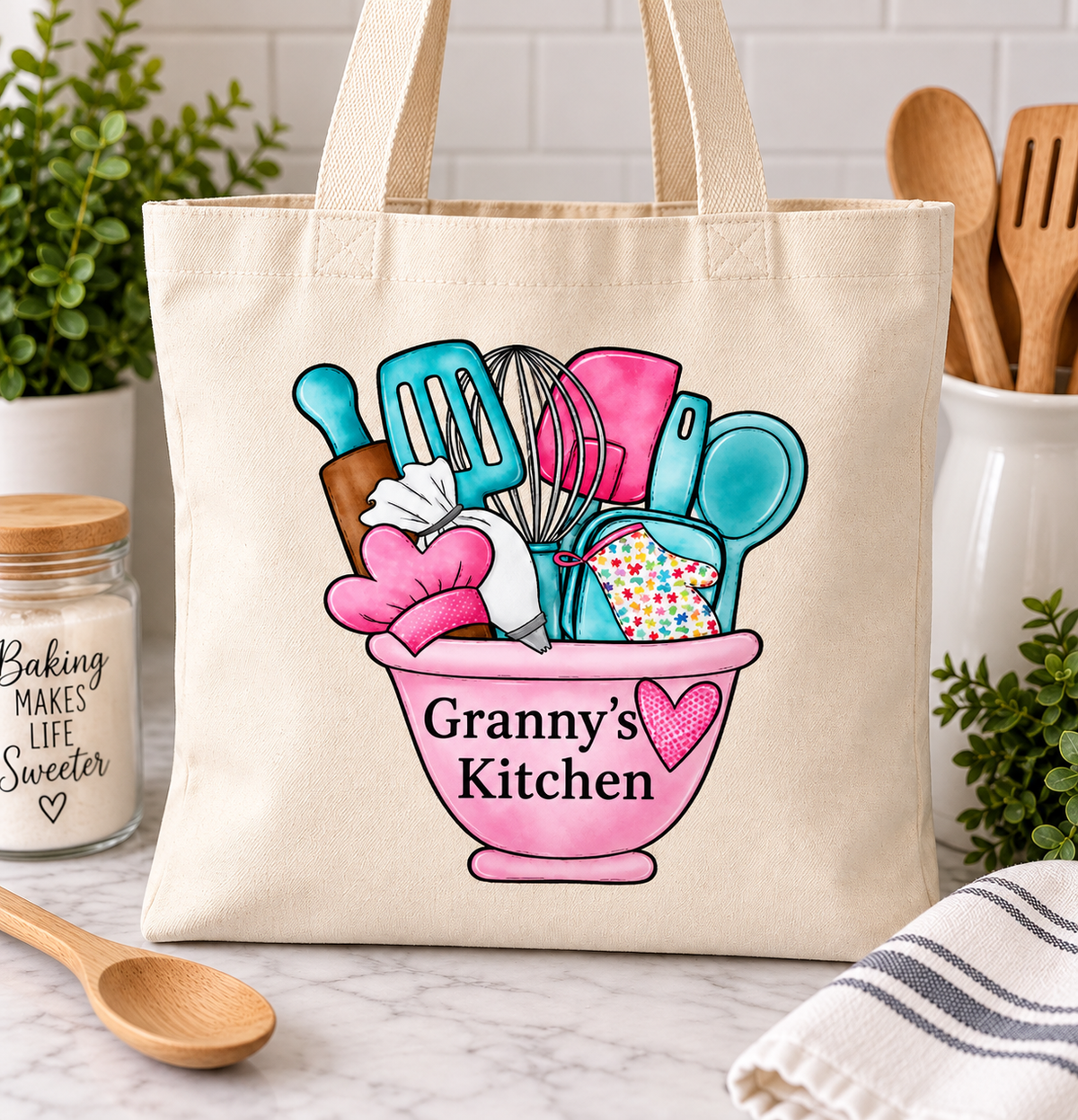 Nana’s Kitchen Tote Bag, Grandma Gift