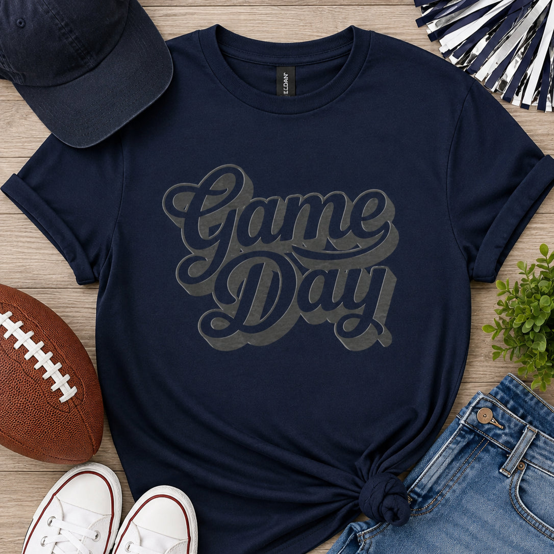 Game Day Shirt, Football Game Day Printed Tee