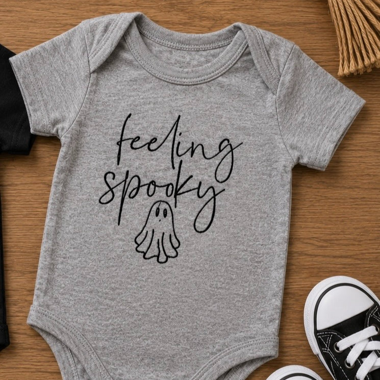 Feeling Spooky Baby & Youth Embroidered Top
