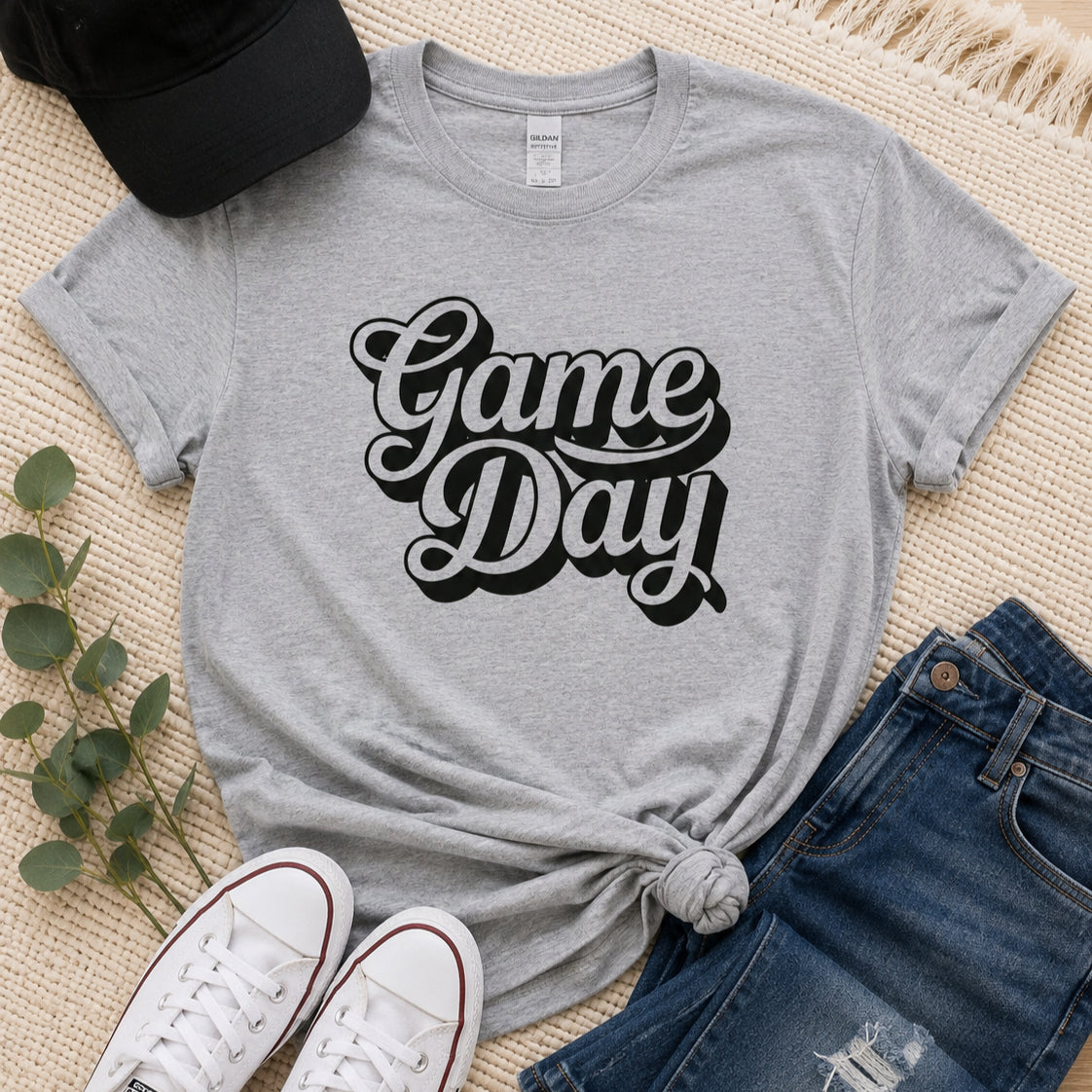 Game Day Shirt, Football Game Day Printed Tee