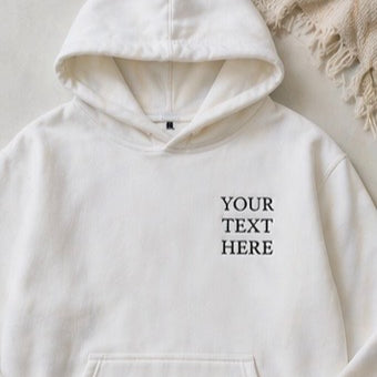 Custom Embroidered Sweatshirt | Personalized Hoodie with your Logo or Text