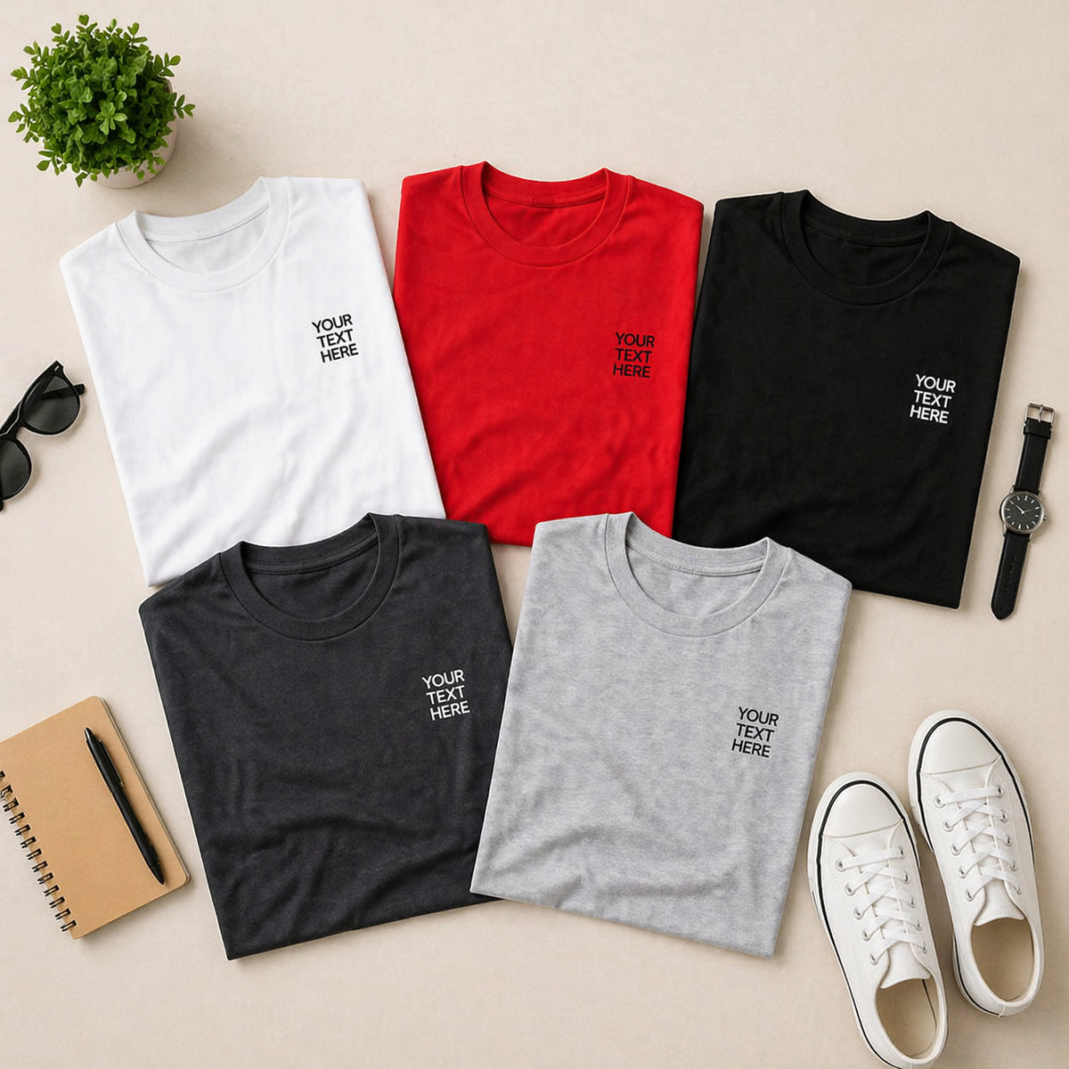 Custom Printed T-Shirt | Personalized Tee with your Logo or Text