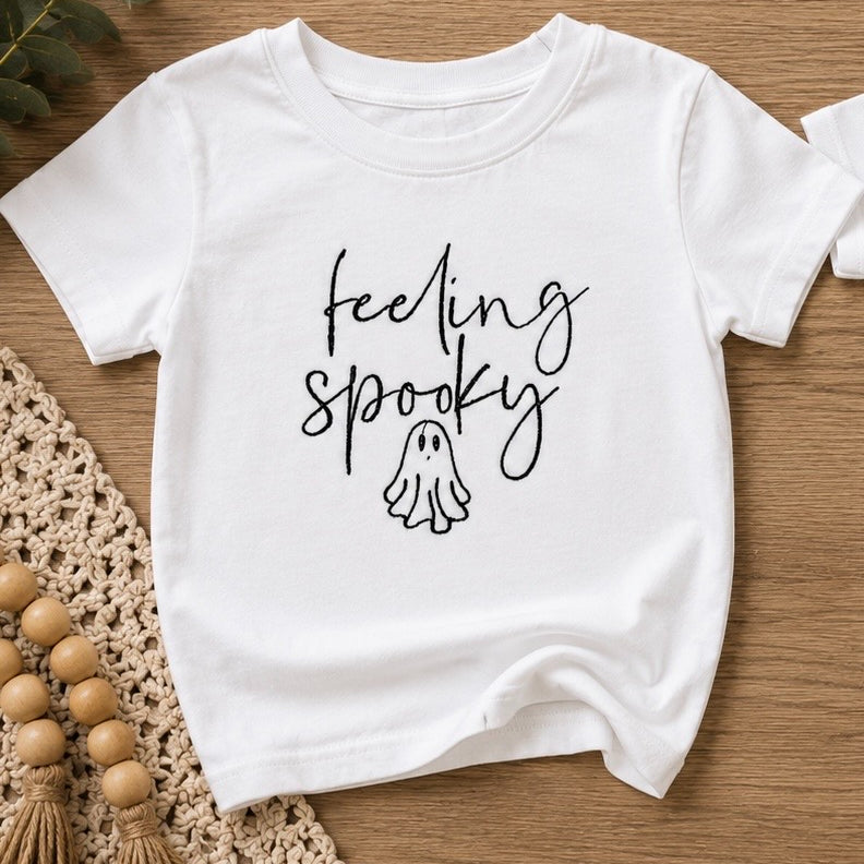 Feeling Spooky Baby & Youth Embroidered Top