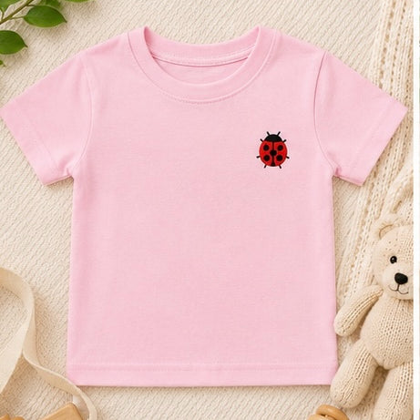 Embroidered Ladybug Baby Outfit