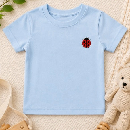 Embroidered Ladybug Baby Outfit