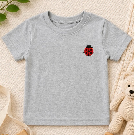 Embroidered Ladybug Baby Outfit