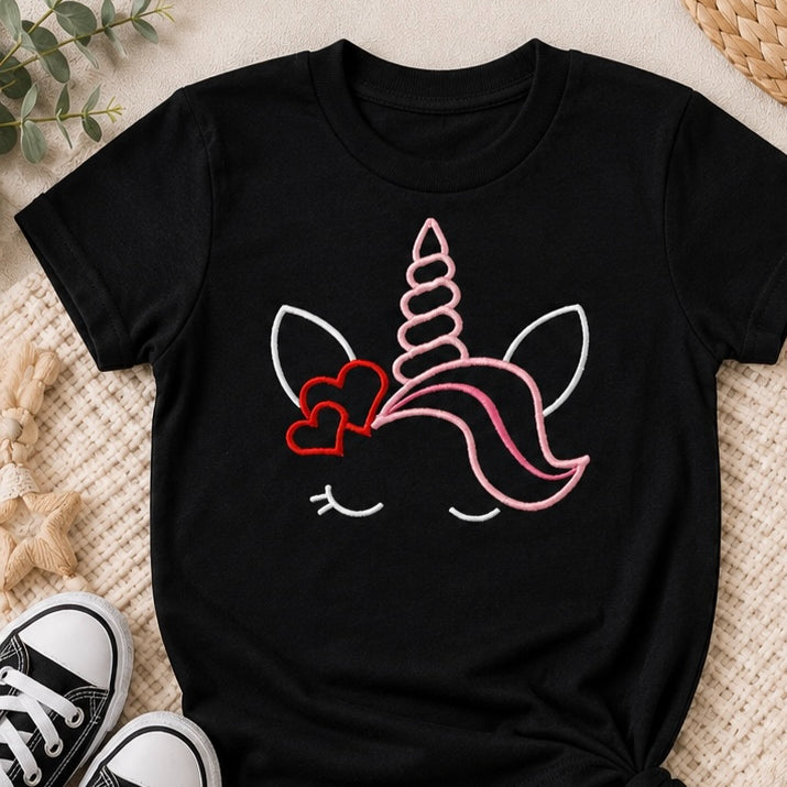 Embroidered Unicorn Top
