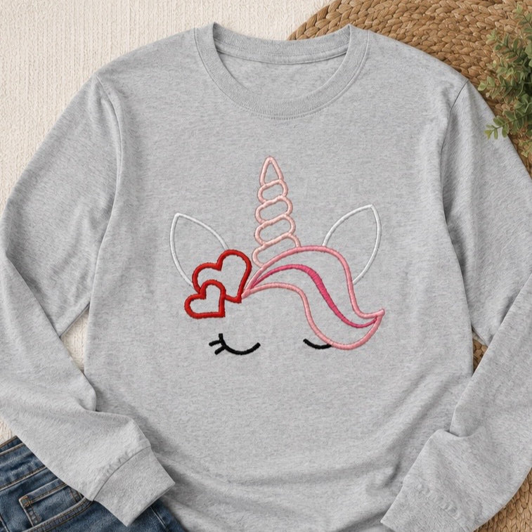 Embroidered Unicorn Top