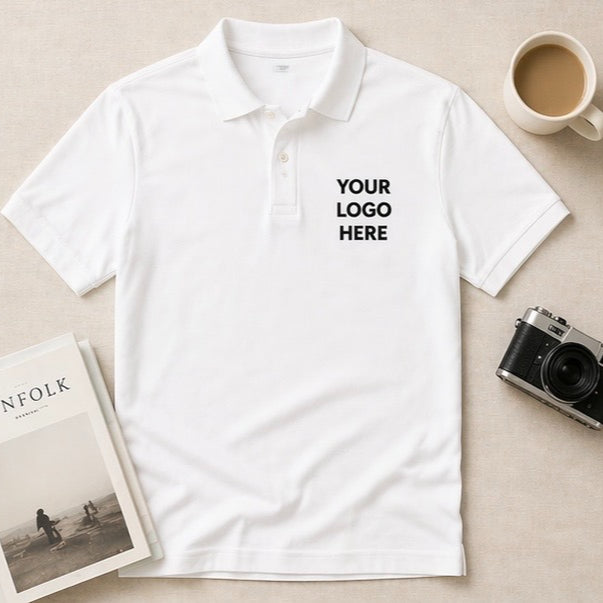 Custom Printed Polo Shirt | Personalized Polo with your Logo or Text