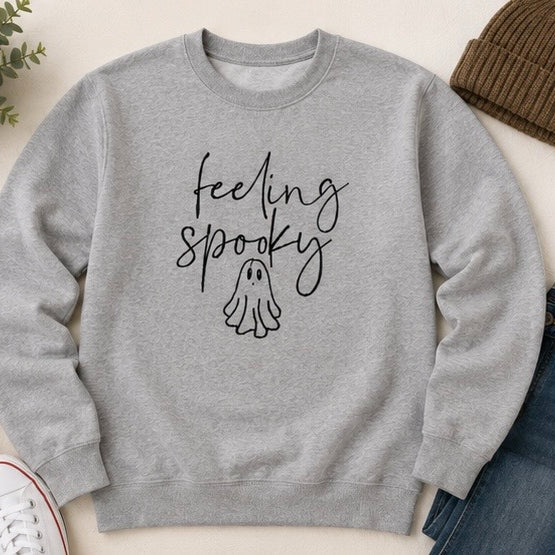 Feeling Spooky Shirt | Embroidered Halloween Shirt
