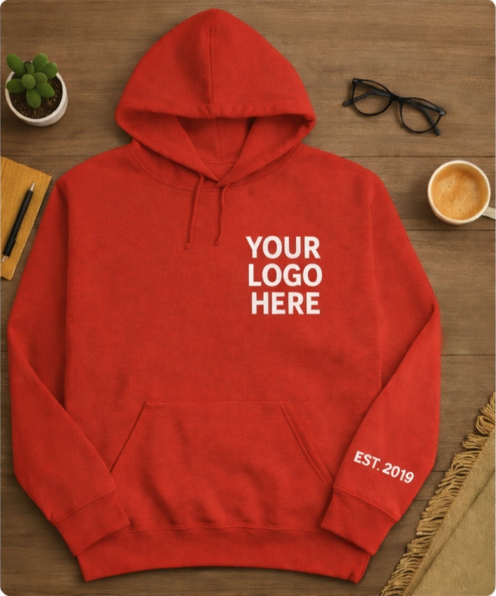 Custom Printed Sweatshirt | Personalized Hoodie with your Logo or Text