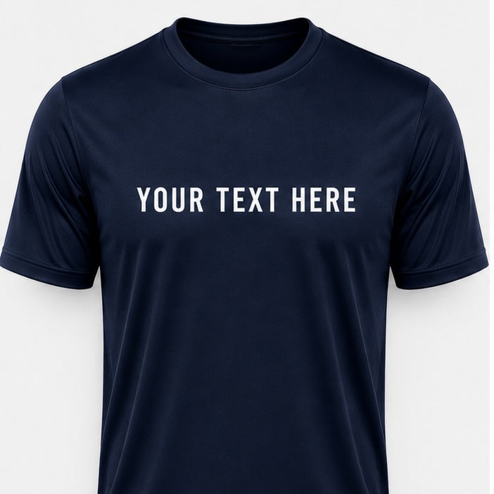 Custom Printed Performance Shirt | Personalized Moisture Wicking T-Shirt
