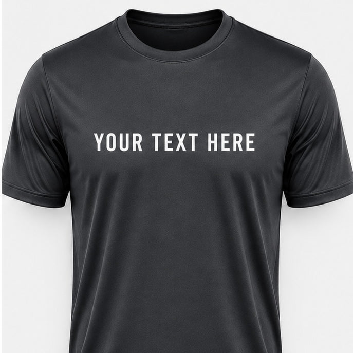 Custom Printed Performance Shirt | Personalized Moisture Wicking T-Shirt