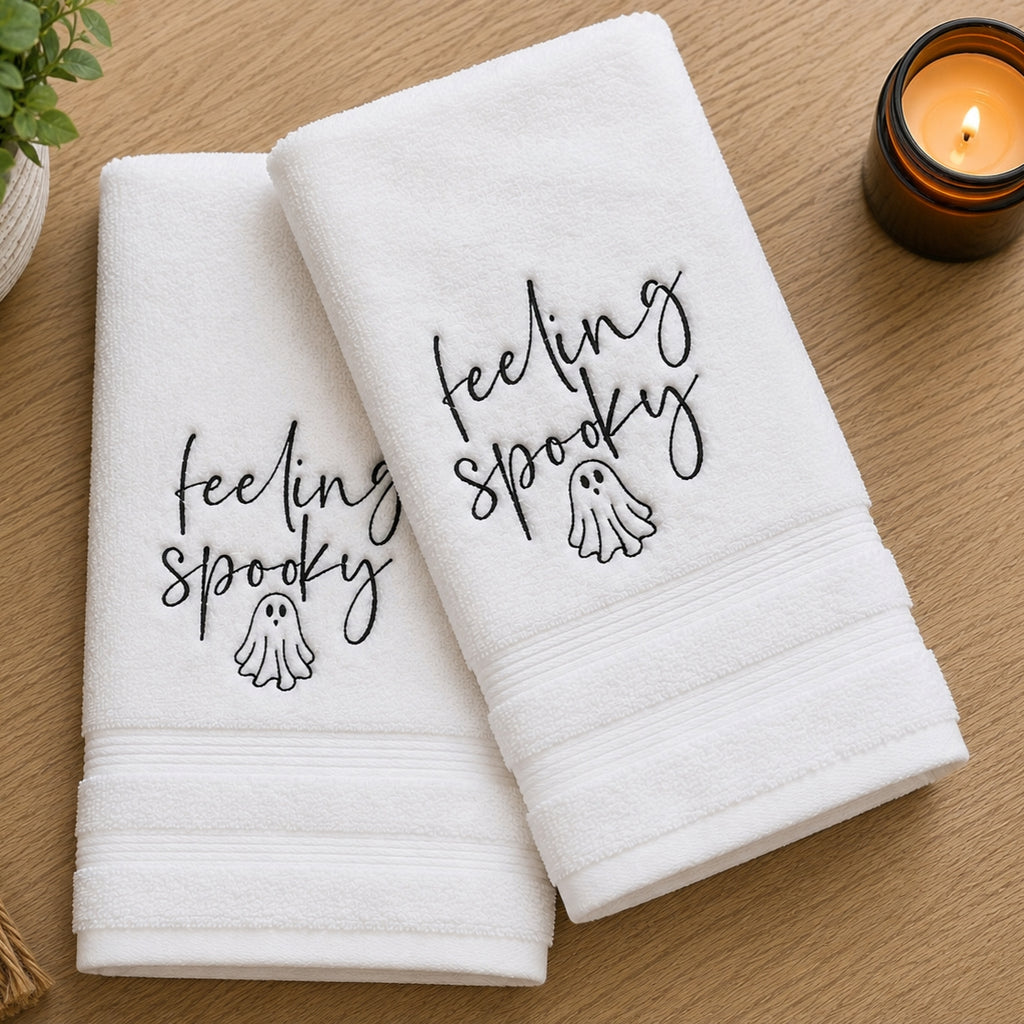 Feeling Spooky Embroidered Hand Towel Set