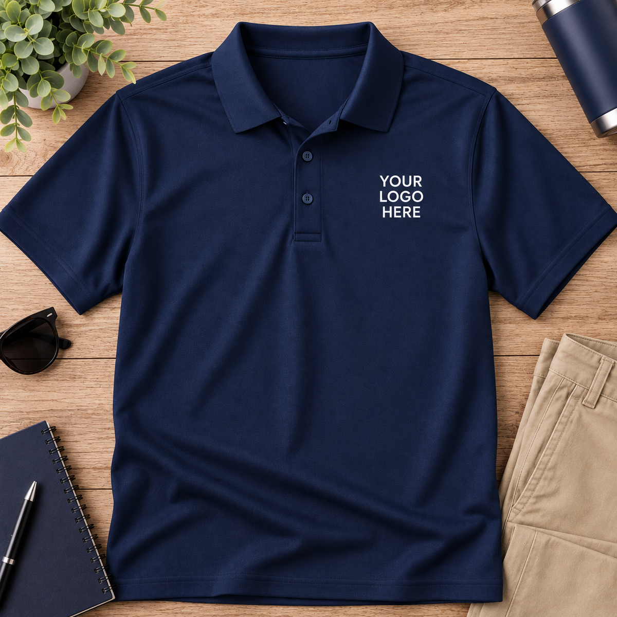 Custom Printed Polo Shirt | Personalized Polo with your Logo or Text