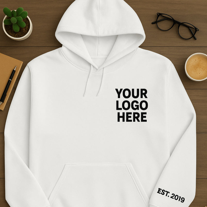 Custom Printed Sweatshirt | Personalized Hoodie with your Logo or Text