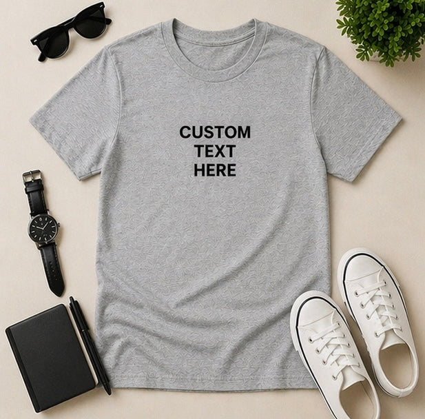 Custom Printed T-Shirt | Personalized Tee with your Logo or Text