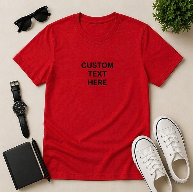 Custom Printed T-Shirt | Personalized Tee with your Logo or Text