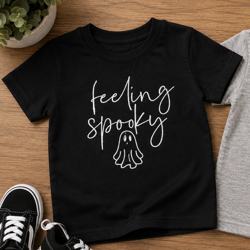 Feeling Spooky Baby & Youth Embroidered Top
