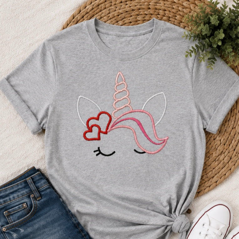 Embroidered Unicorn Top