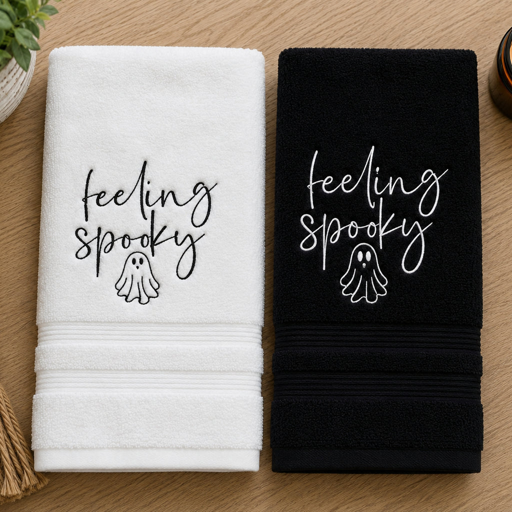 Feeling Spooky Embroidered Hand Towel Set