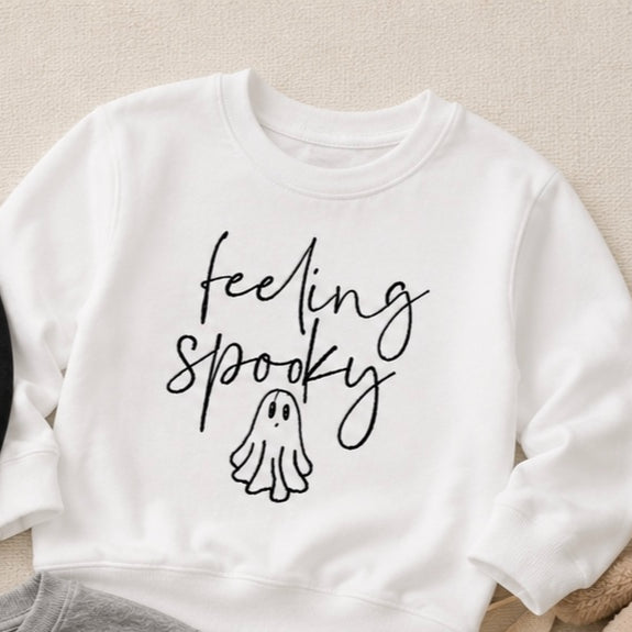 Feeling Spooky Baby & Youth Embroidered Top