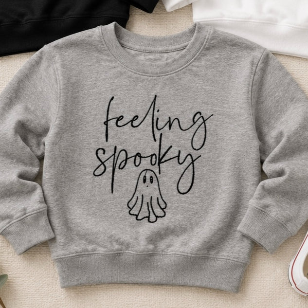 Feeling Spooky Baby & Youth Embroidered Top